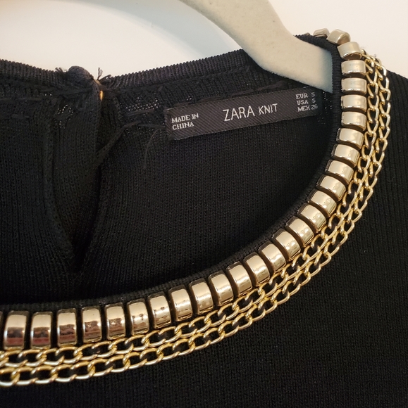 Zara Sweater size S Black - Picture 2 of 5